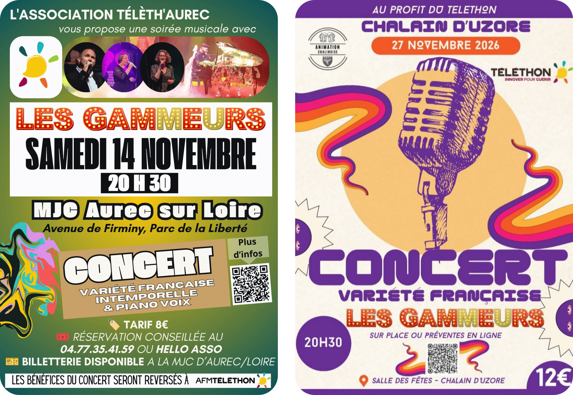 Téléthon 2 Dates 2 Villes 1 Bonne cause